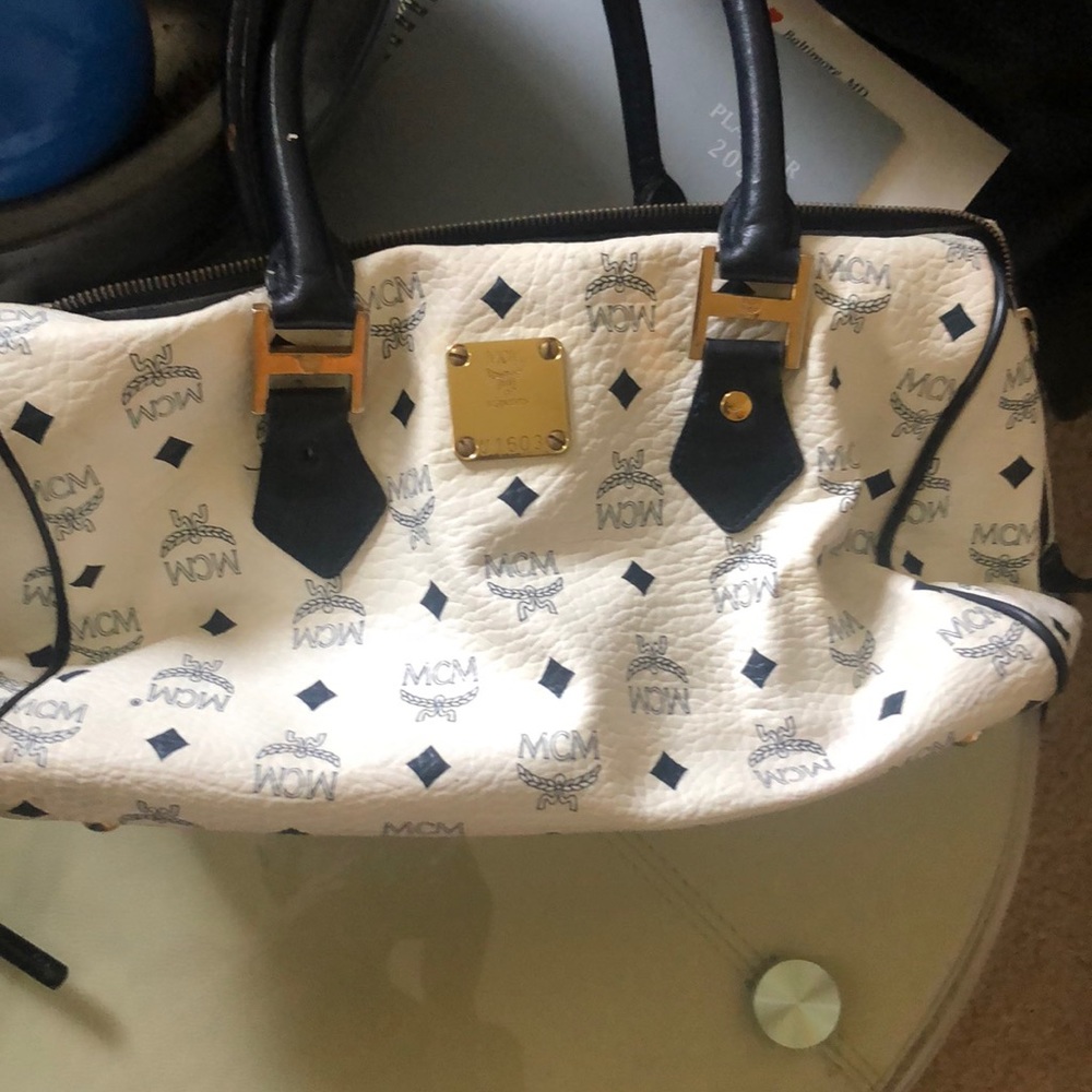 Mcm bag w/long strap